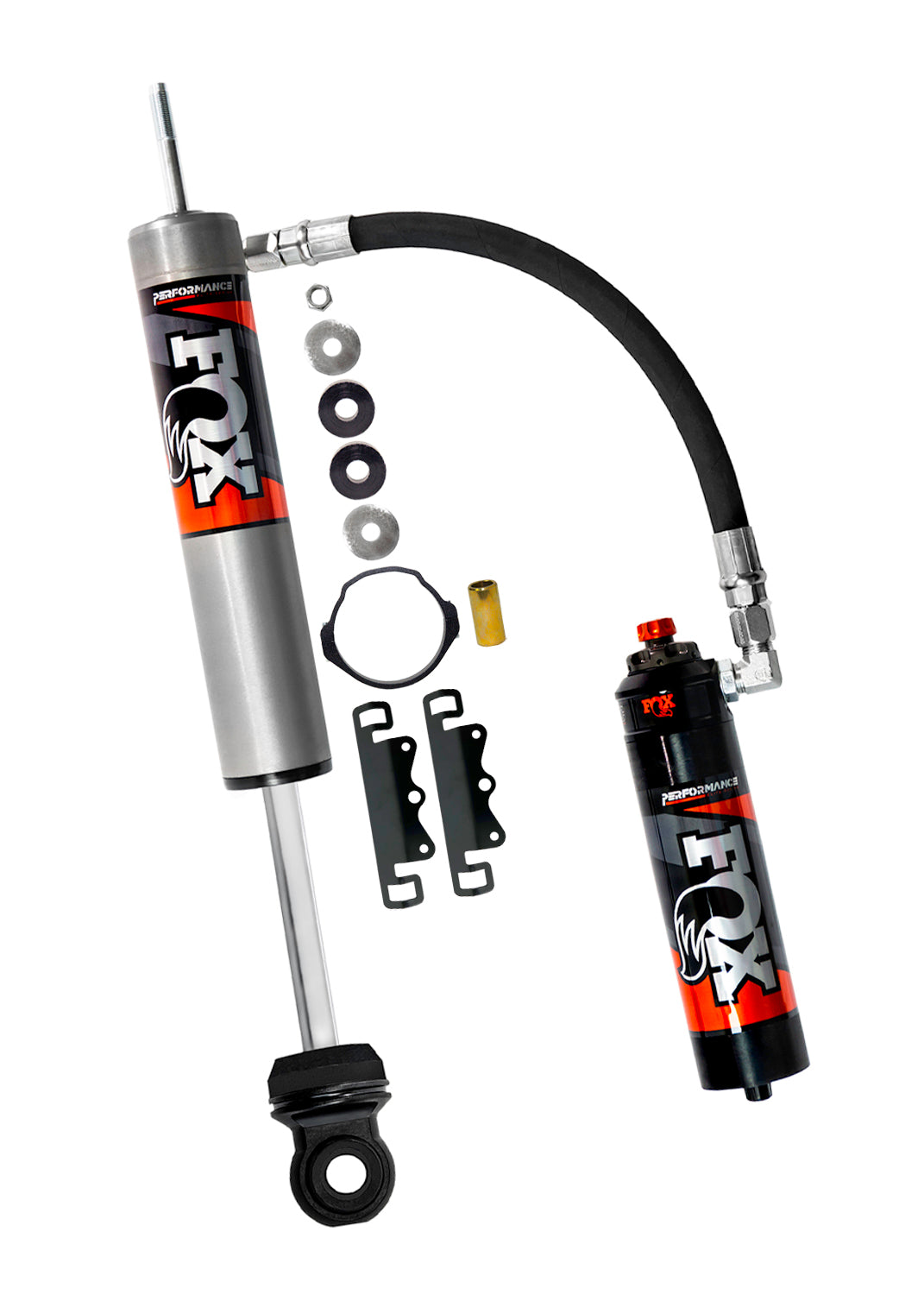 Fox Factory 05-23 Toyota Tacoma Rear 2.5 Truck Performance Elite Series Remote Reservoir 0-1.5 Inch Lift Dual Speed Compression Kit — photo 3 of 3