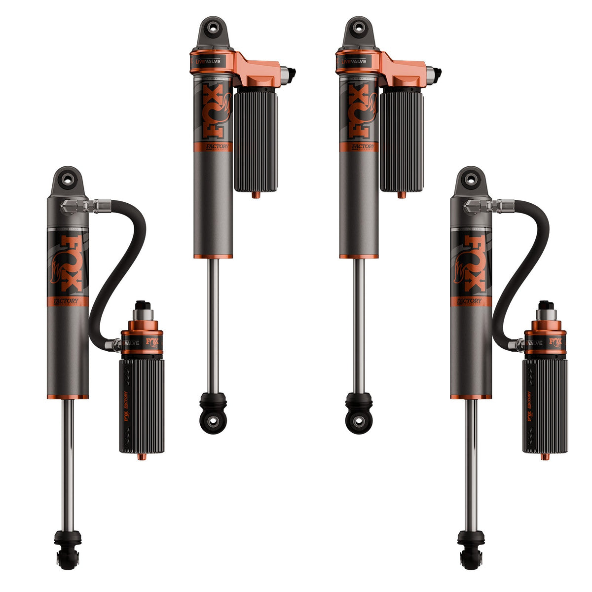Fox Factory 2021+ Jeep Wrangler JL 4Xe 21-25 Jeep Wrangler JL 392 3.0 Factory Race Series Remote Reservoir 3.5-4.5 Inch Lift Live Valve Connected Suspension Kit — photo 1 of 3
