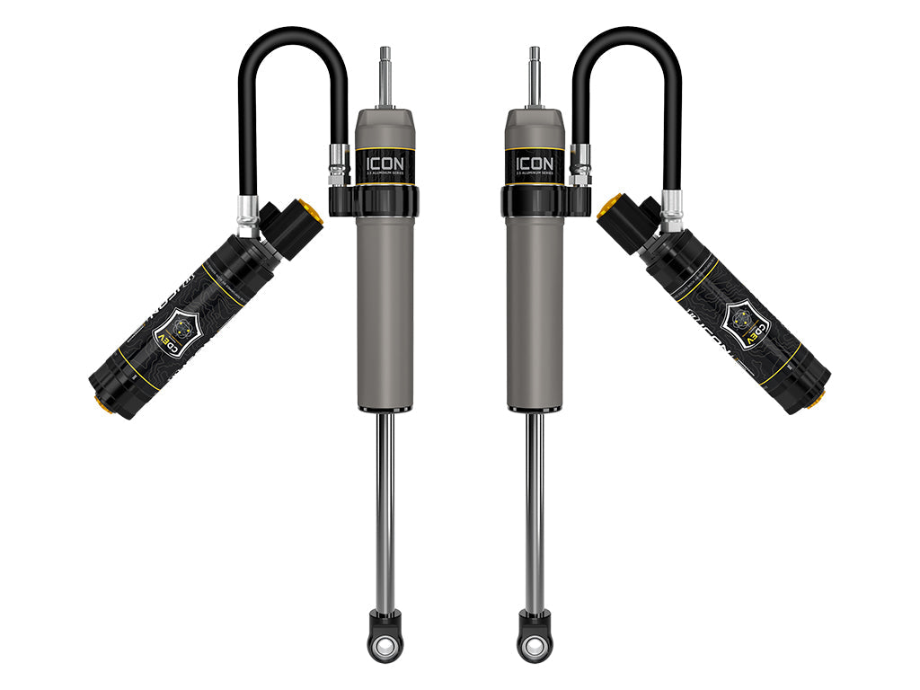 ICON 2017-2022 Ford F-250/F-350 Super Duty 4WD, 4.5” Lift, Front, 2.5 VS Remote Reservoir Shocks w/CDEV, Pair — photo 1 of 1