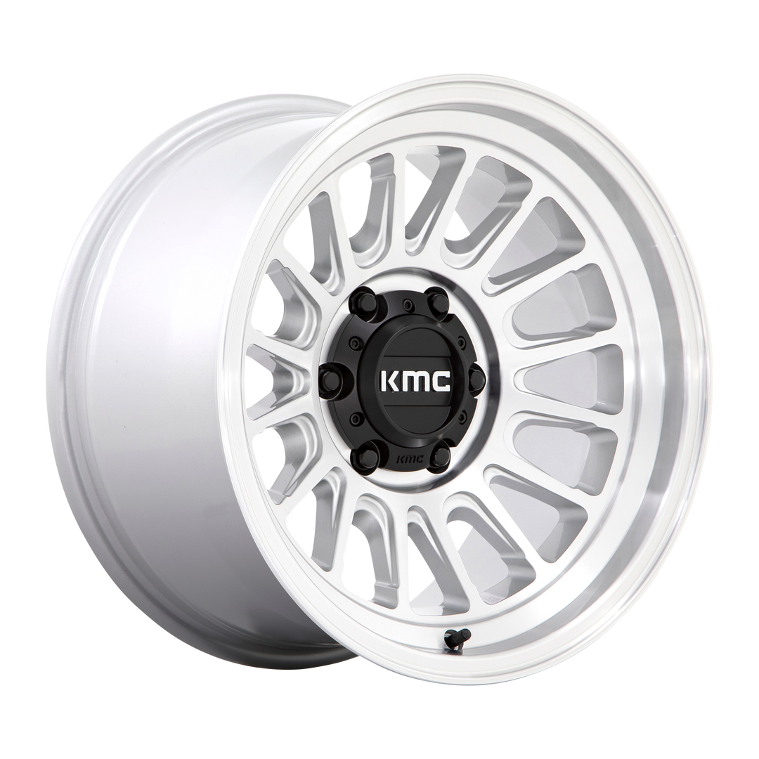 KMC KM724 Impact OL Wheel Silver Machined
