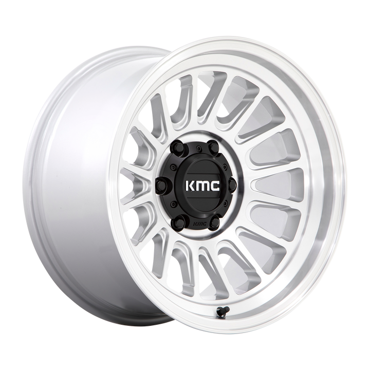 KMC KM724 Impact OL Wheel Silver Machined