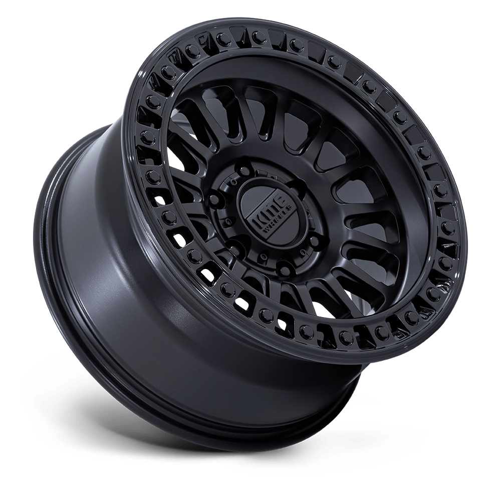 KMC KM552 IMS Wheel – Matte Black w/ Gloss Black Lip Matte Black w/ Gloss Black Lip