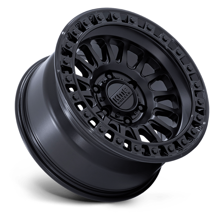 KMC KM552 IMS Wheel – Matte Black w/ Gloss Black Lip Matte Black w/ Gloss Black Lip