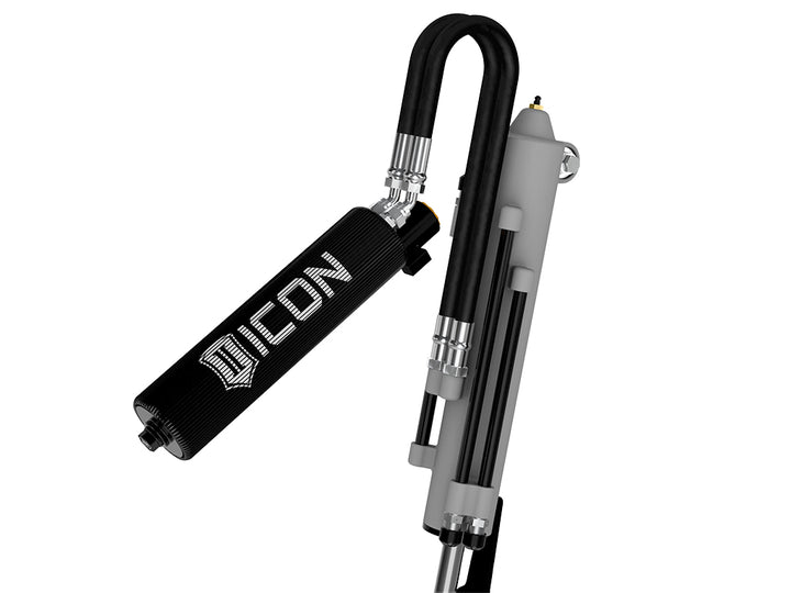 ICON 2021-2026 Ford F-150 Raptor, Driver Rear, V.S. 3.0 Series Zeta Bypass RXT Shock Absorber, Remote Reservoir w/ CDEV — photo 2 of 3