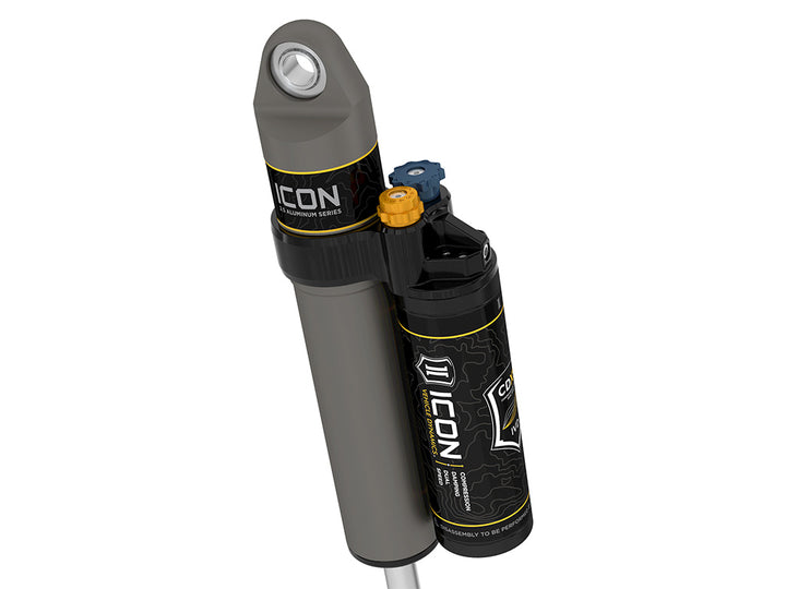 ICON 2009-2026 Ford F-150/2004-2008 Ford F-150 4WD, 0-1" Lift, Rear, V.S. 2.5 Aluminum Series Shock Absorbers, Piggyback Reservoir w/ CDXS, Pair — photo 1 of 2