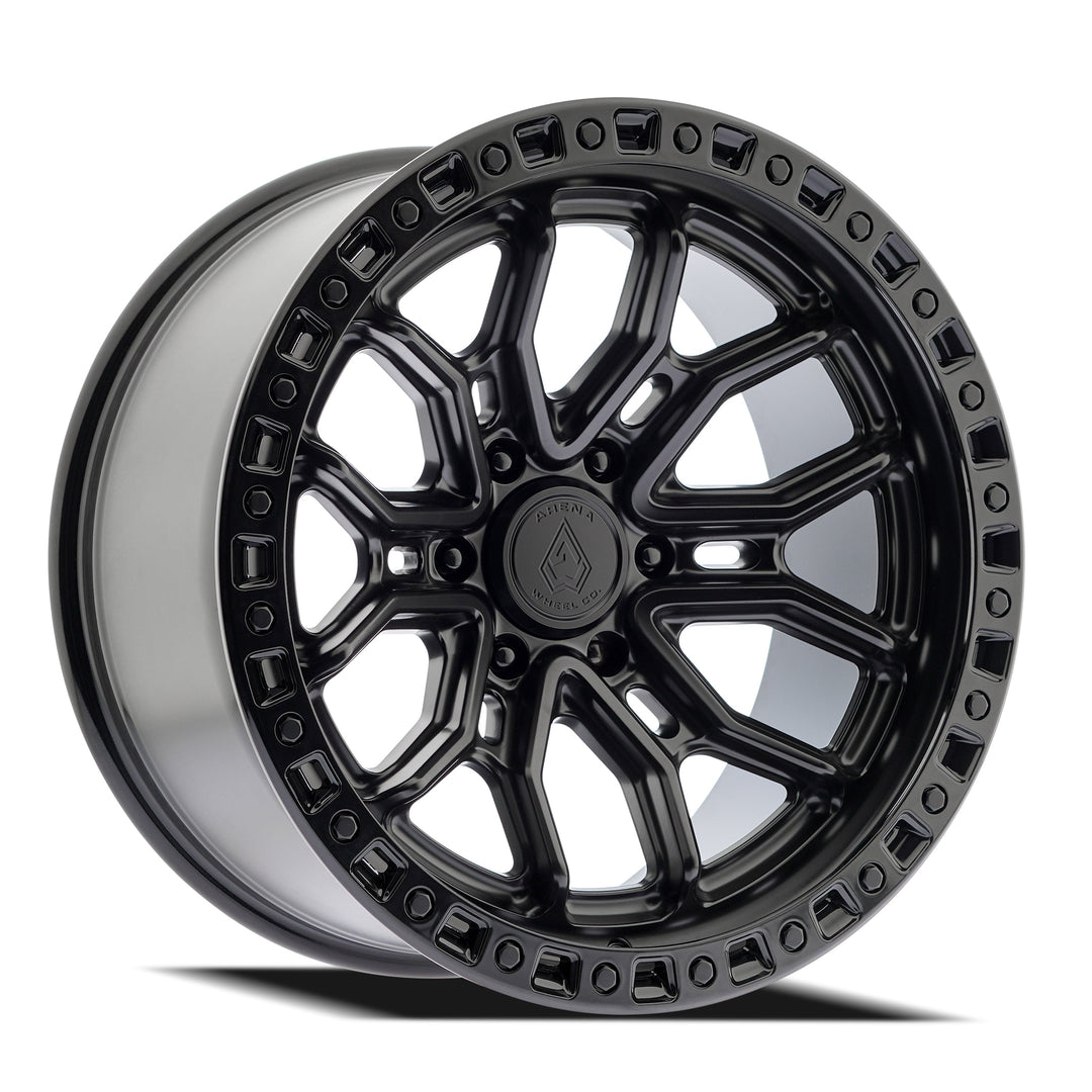 Arena A120 Terra Wheel – Satin Black Center Glossy Black Lip (photo 1 of 1)