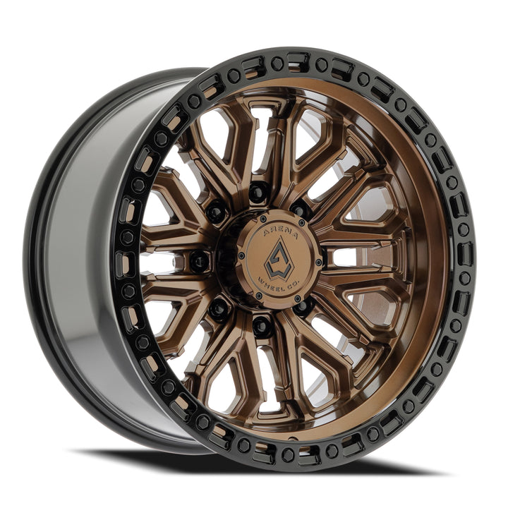 Arena A125 Jackal Wheel – Smoked Bronze Center Glossy Black Lip (8 Lug) (photo 1 of 1)