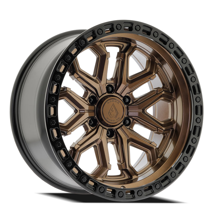 Arena A125 Jackal Wheel – Smoked Bronze Center Glossy Black Lip (6 Lug) (photo 1 of 1)