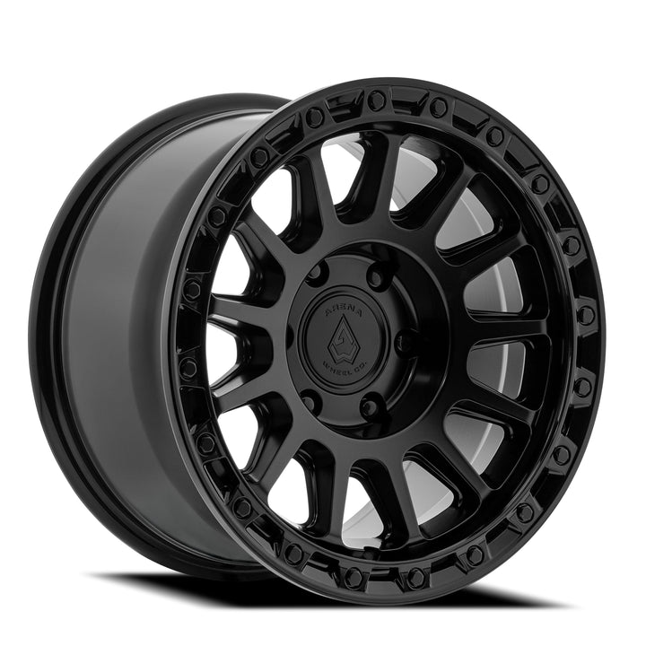 Arena A144 Spector Wheel – Satin Black Center Gloss Black Lip (6 Lug) (photo 1 of 1)