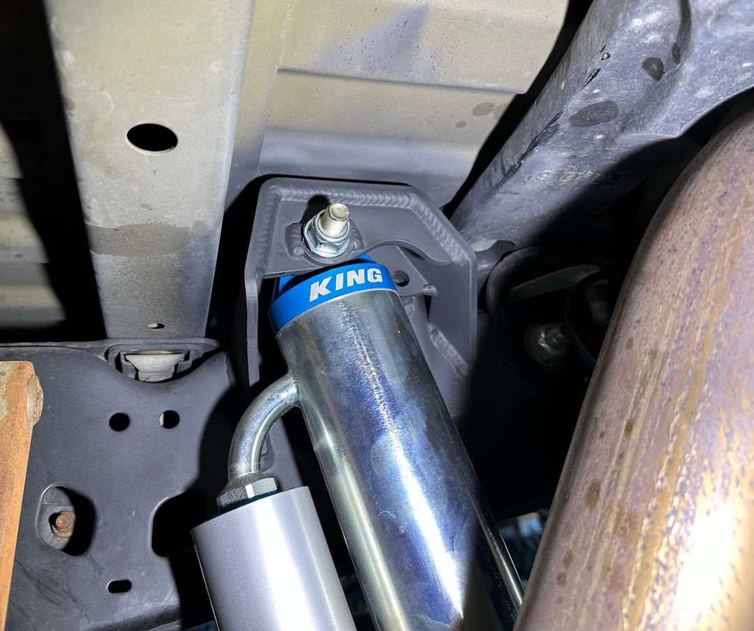 Carli 2017+ Ford F250/350 4x4 Weld-In Rear Shock Mount Pair — photo 1 of 4