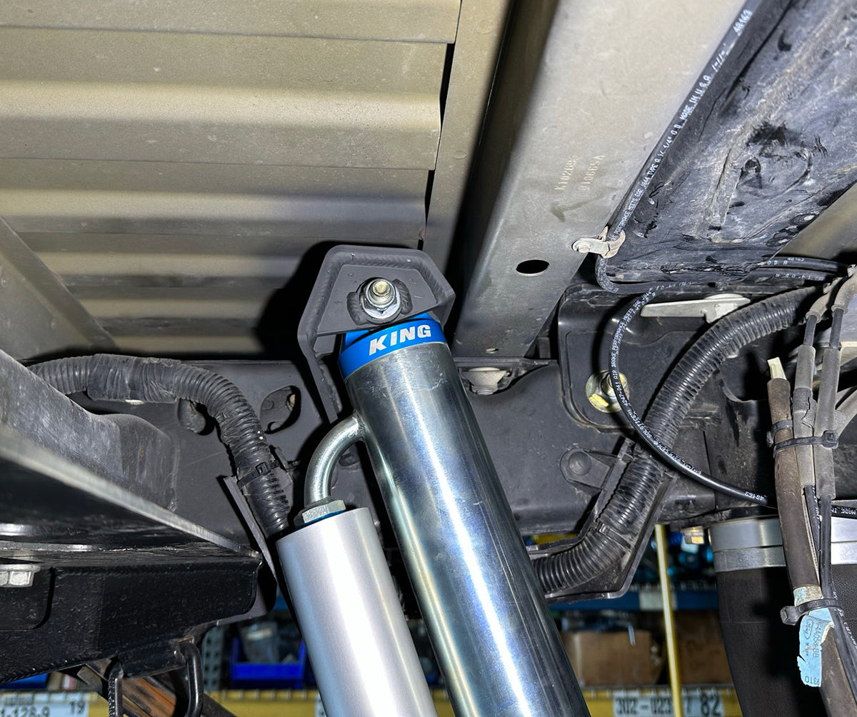 Carli 2017+ Ford F250/350 4x4 Weld-In Rear Shock Mount Pair — photo 2 of 4