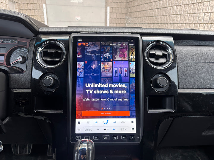 Ford F150 Tesla Style Screen 2009-2016