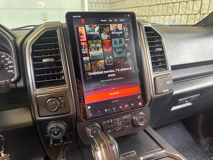 Ford F250 Tesla Style Screen 2017-2022
