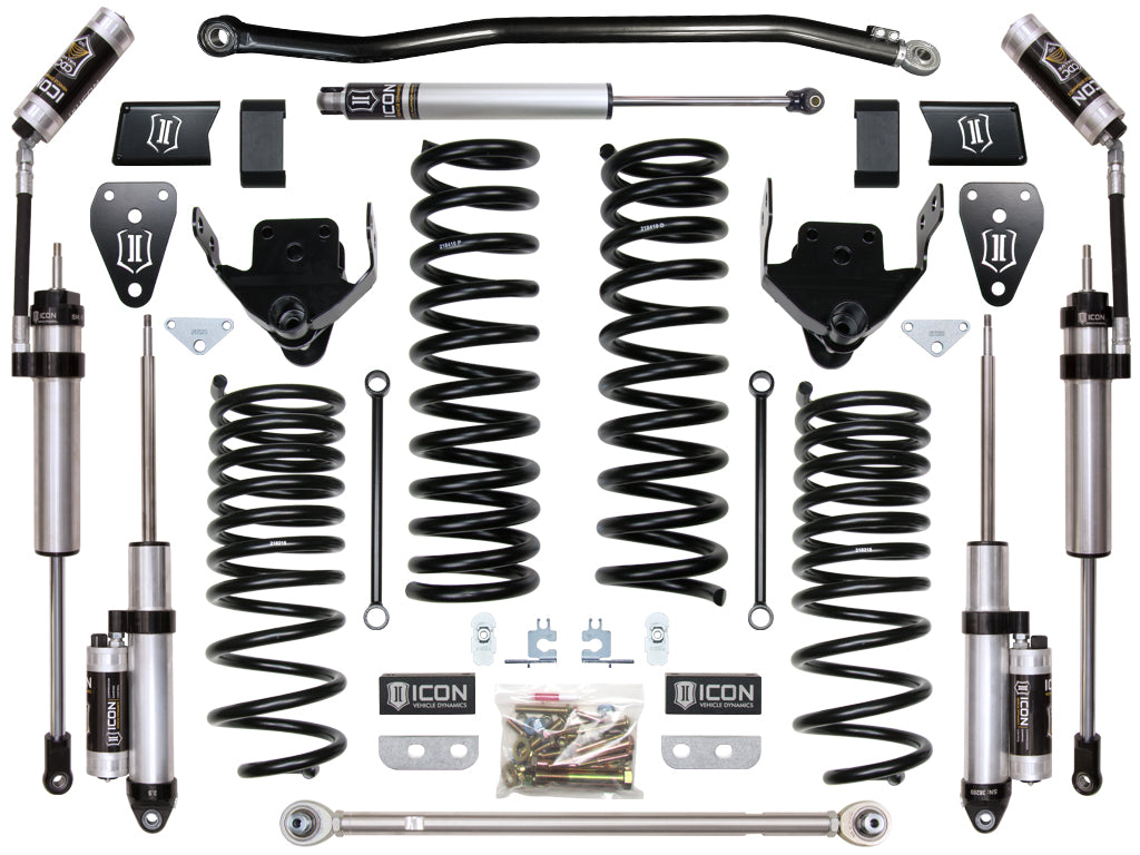 ICON 2014-2026 Ram 2500 4WD, Diesel, Coil Spring Rear, 4.5" Lift, Stage 4 Suspension System, w/ Performance Rear Coil Springs — photo 2 of 2