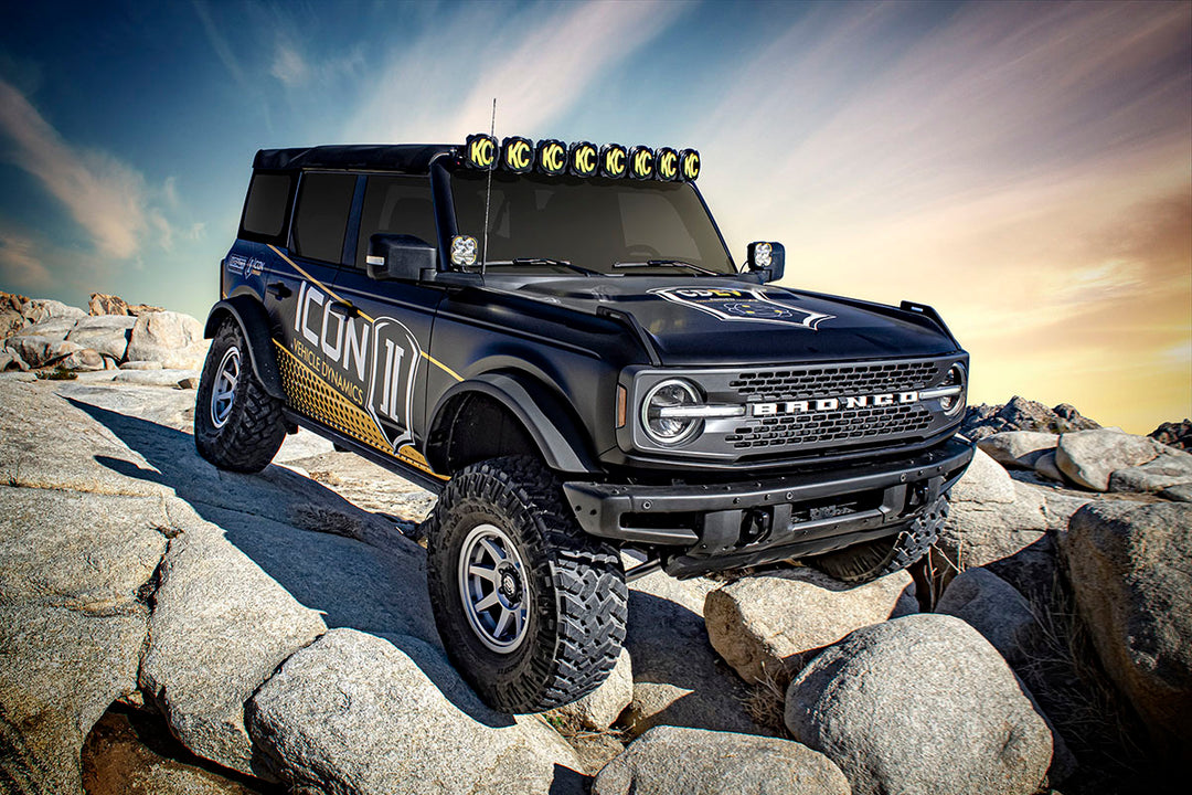 ICON 2021-2026 Ford Bronco, Non-Sasquatch, 3-4" Lift, Stage 4 Suspension System, Tubular, Heavy Rate Rear Springs — photo 3 of 3