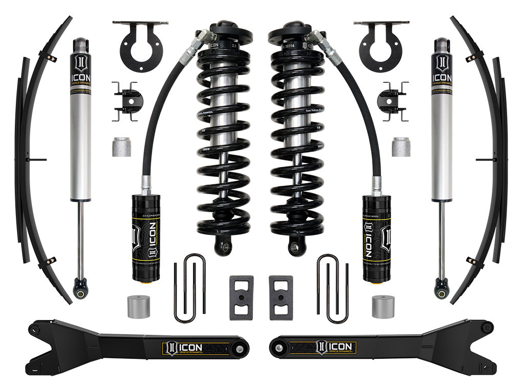 ICON 2023-2026 Ford F-250/F-350 Super Duty 4WD, 2.5-3" Lift, Stage 1 Coilover Conversion System w/ Radius Arms & Expansion Packs — photo 1 of 1