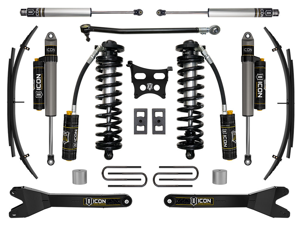 ICON 2023-2026 Ford F-250/F-350 Super Duty 4WD, 2.5-3" Lift, Stage 4 Coilover Conversion System with Radius Arms and Expansion Packs — photo 2 of 2