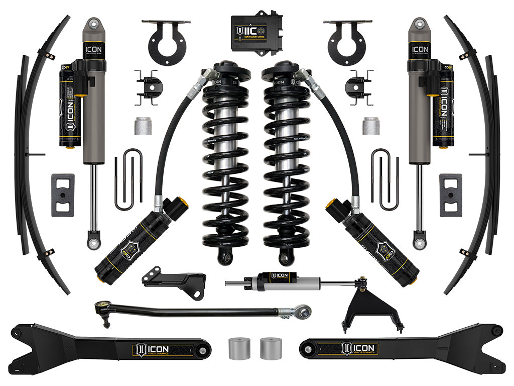ICON 2023-2026 Ford F-250/F-350 Super Duty 4WD, 2.5-3" Lift, Stage 6 Coilover Conversion System with Radius Arms and Expansion Packs — photo 2 of 2