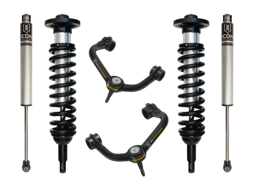 ICON 2004-2008 Ford F-150 4WD, 0-2.63" Lift, Stage 2 Suspension System, Tubular — photo 1 of 1