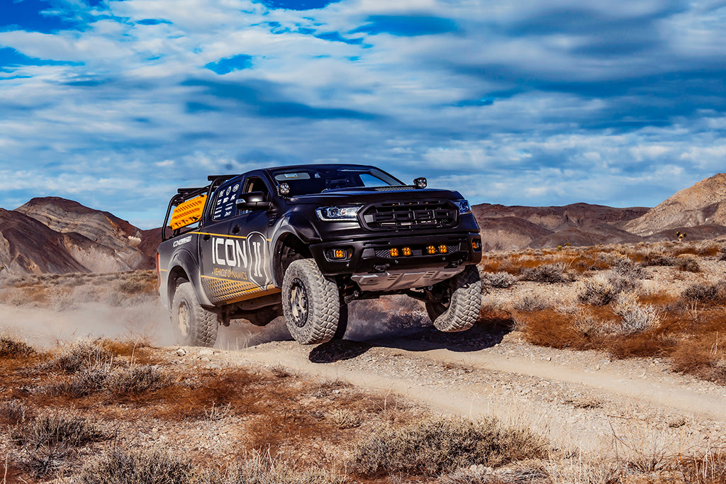 ICON 2019-2021 Ford Ranger, w/ Aluminum Knuckles, 0-3.5" Lift, Stage 8 Suspension System, Billet — photo 2 of 3