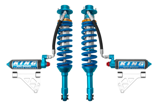 King Shocks 3.0" Performance Front Coilover w/ Remote Reservoir – 2022-2026 Ford Bronco Raptor 4WD (Internal Bypass, Performance Fin Reservoir) — photo 1 of 2
