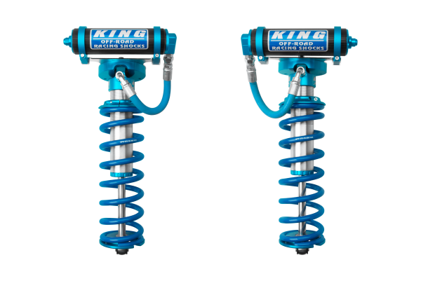 King Shocks 2.5" Performance Front Coilover Conversion w/ Remote Reservoir – 2005-2026 Ford F-250/F-350/F-450/F-550 Super Duty 4WD (6-8" Lift) (PN 25001-424) — photo 1 of 2
