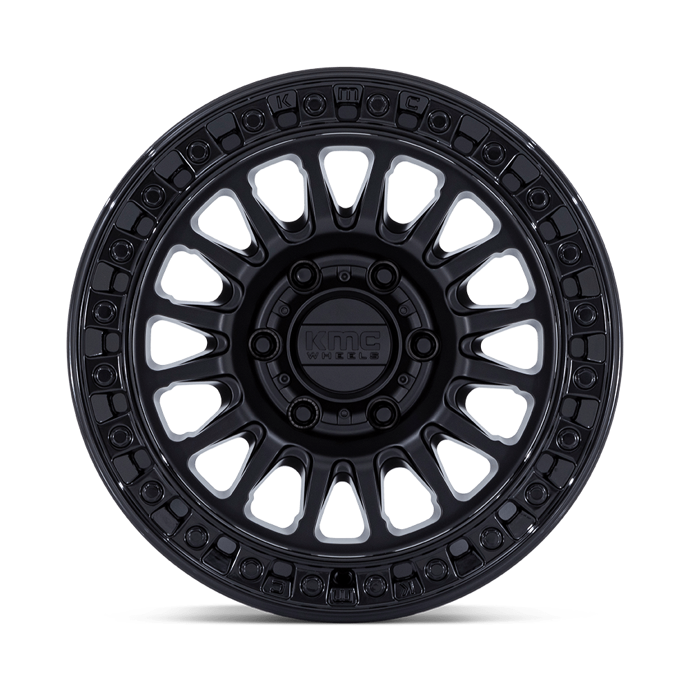 KMC KM552 IMS Wheel – Matte Black w/ Gloss Black Lip Matte Black w/ Gloss Black Lip