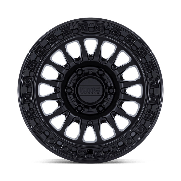 KMC KM552 IMS Wheel – Matte Black w/ Gloss Black Lip Matte Black w/ Gloss Black Lip