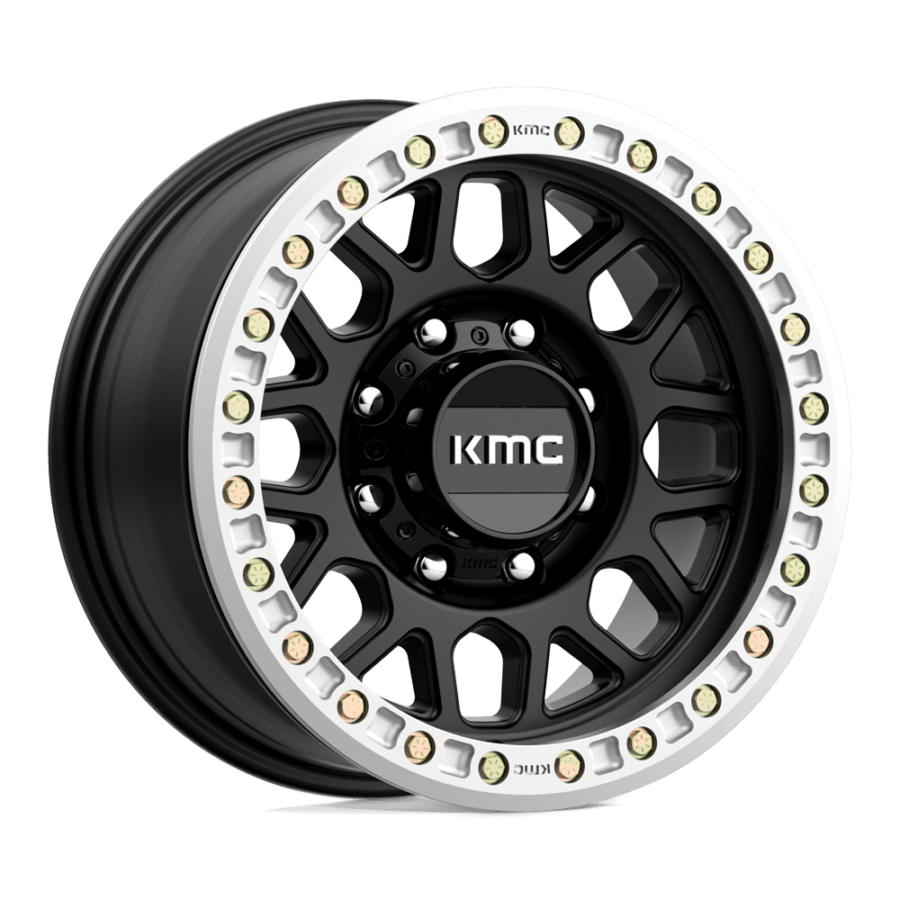 KMC KM234 Grenade Desert Beadlock Wheel Satin Black