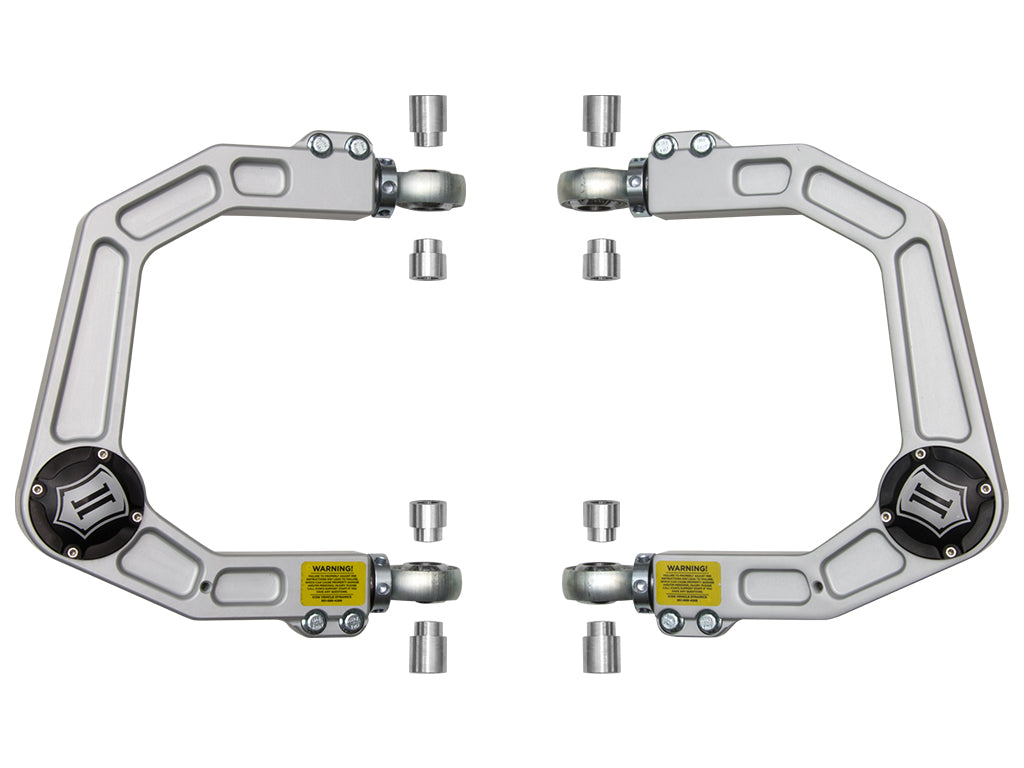 ICON 2007-2014 Toyota FJ Cruiser/2003-2024 Toyota 4Runner/2003-2023 Lexus GX, Billet Upper Control Arm, w/ Delta Joint Kit — photo 1 of 2