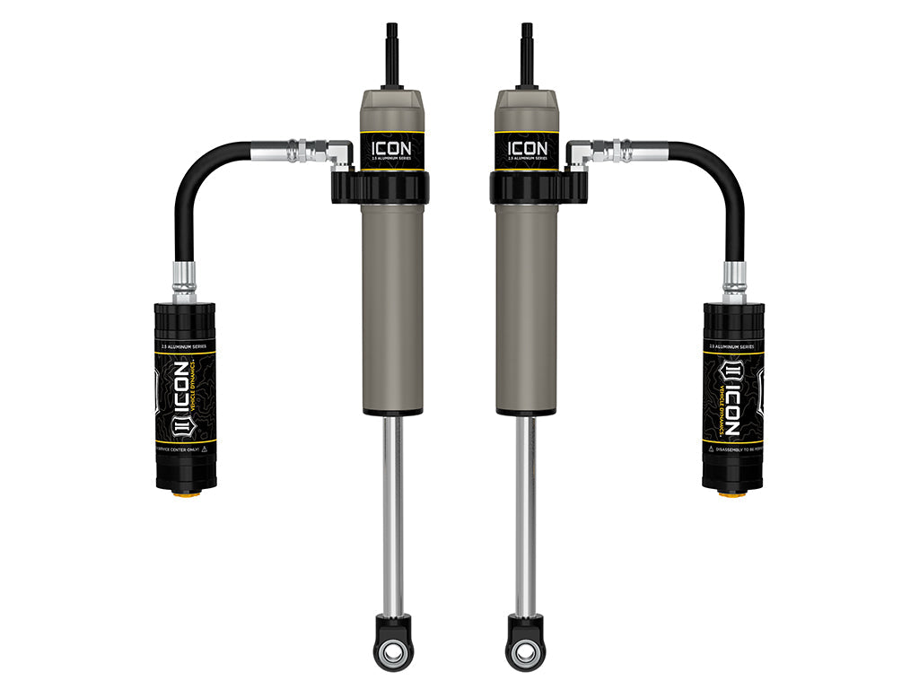 ICON 2005-2023 Toyota Tacoma, 2-4” Lift, Rear, V.S. 2.5 Aluminum Series Shock Absorbers, Remote Reservoir, Pair — photo 1 of 2