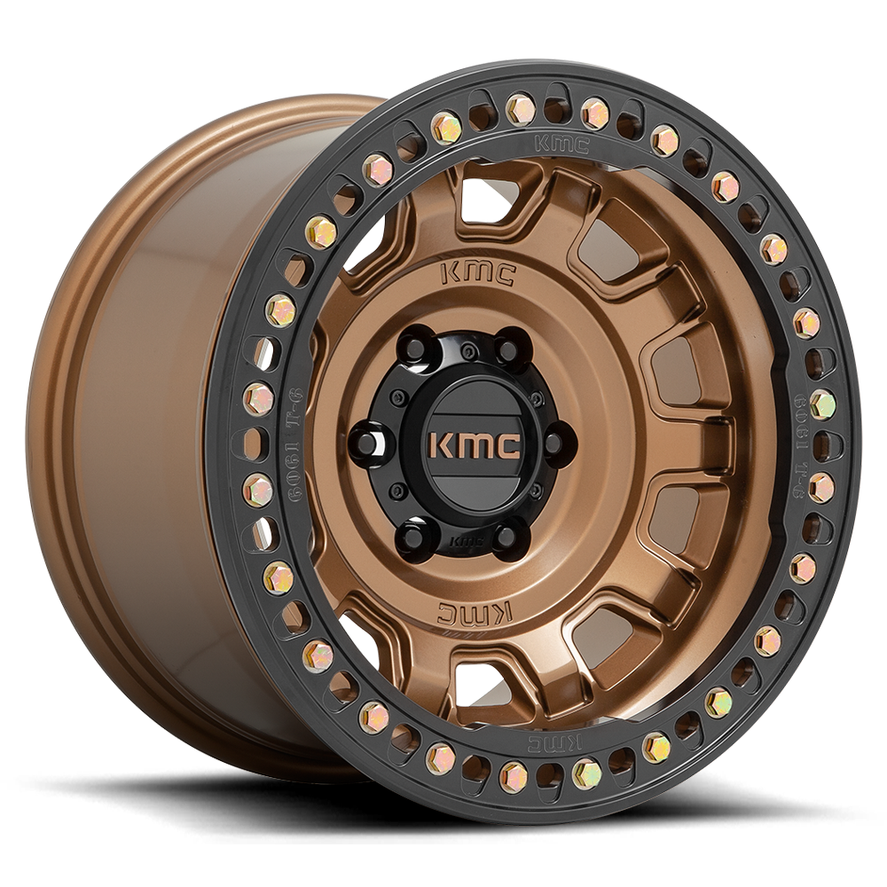 KMC KM236 Tank Beadlock Wheel Matte Bronze