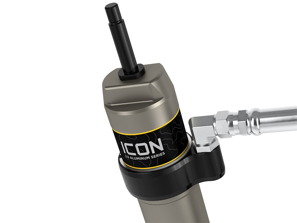 ICON 2005-2023 Toyota Tacoma, 2-4” Lift, Rear, V.S. 2.5 Aluminum Series Shock Absorbers, Remote Reservoir, Pair — photo 2 of 2