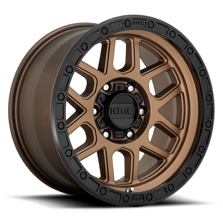 KMC KM544 Mesa Wheel – Matte Bronze w/ Black Lip Matte Bronze w/ Black Lip