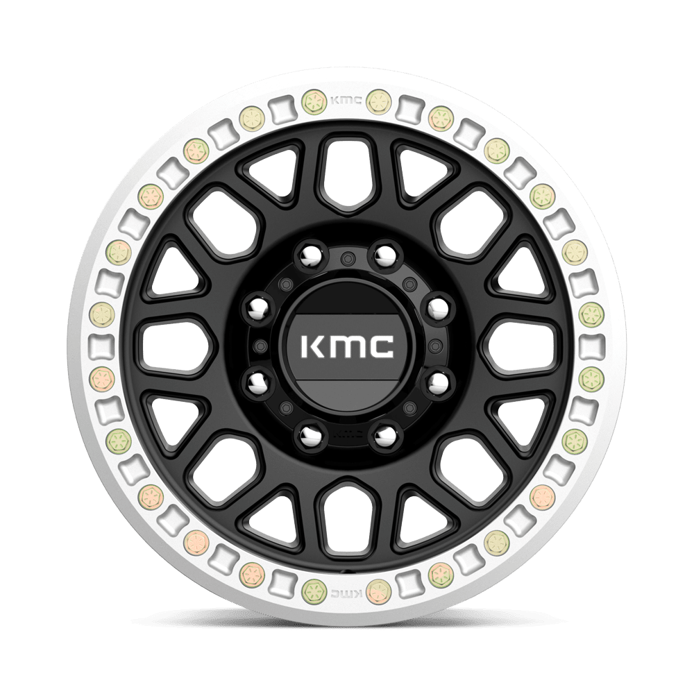 KMC KM234 Grenade Desert Beadlock Wheel Satin Black