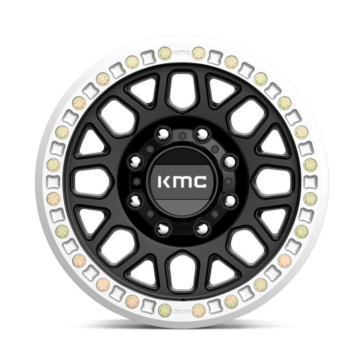 KMC KM234 Grenade Desert Beadlock Wheel Satin Black