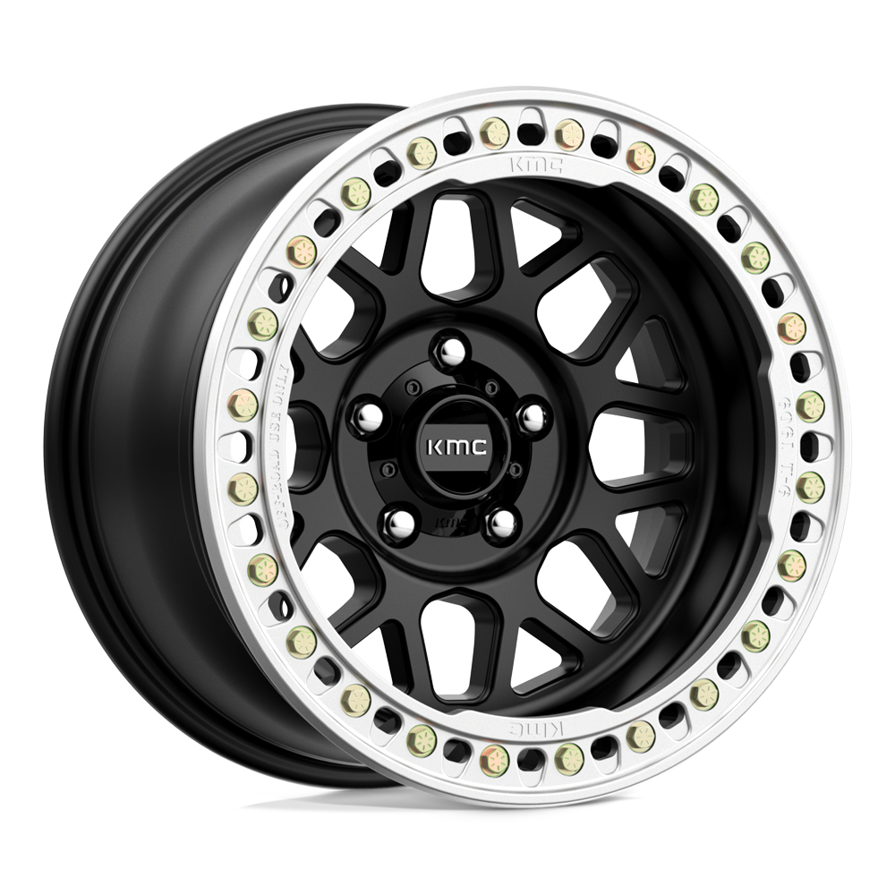KMC KM235 Grenade Crawl Beadlock Wheel Satin Black