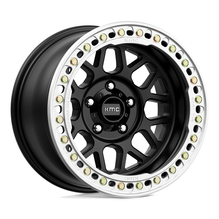 KMC KM235 Grenade Crawl Beadlock Wheel Satin Black