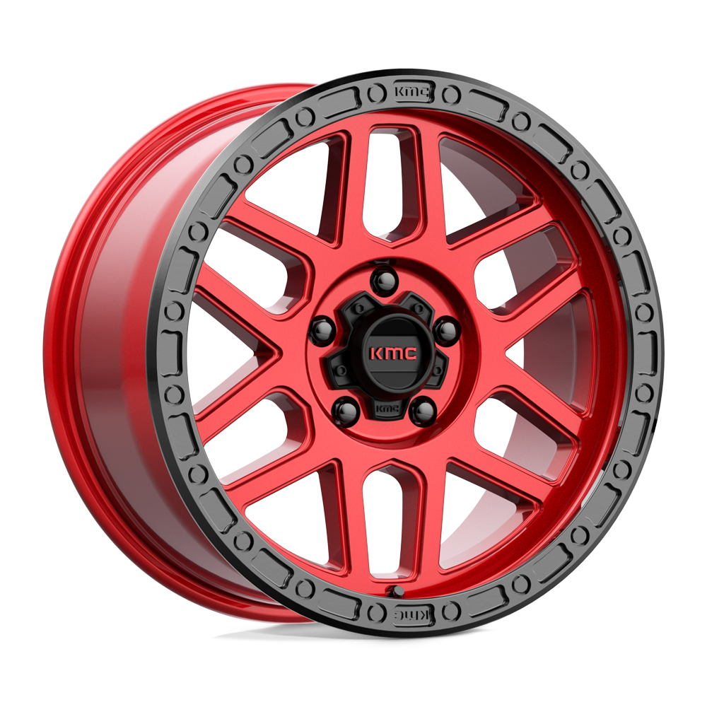 KMC KM544 Mesa Wheel – Candy Red w/ Black Lip Candy Red w/ Black Lip
