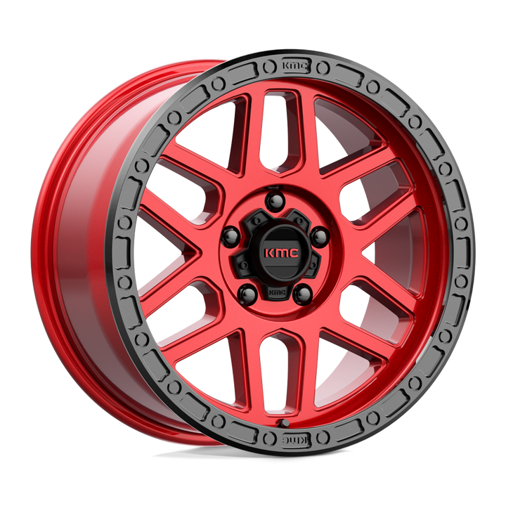 KMC KM544 Mesa Wheel – Candy Red w/ Black Lip Candy Red w/ Black Lip
