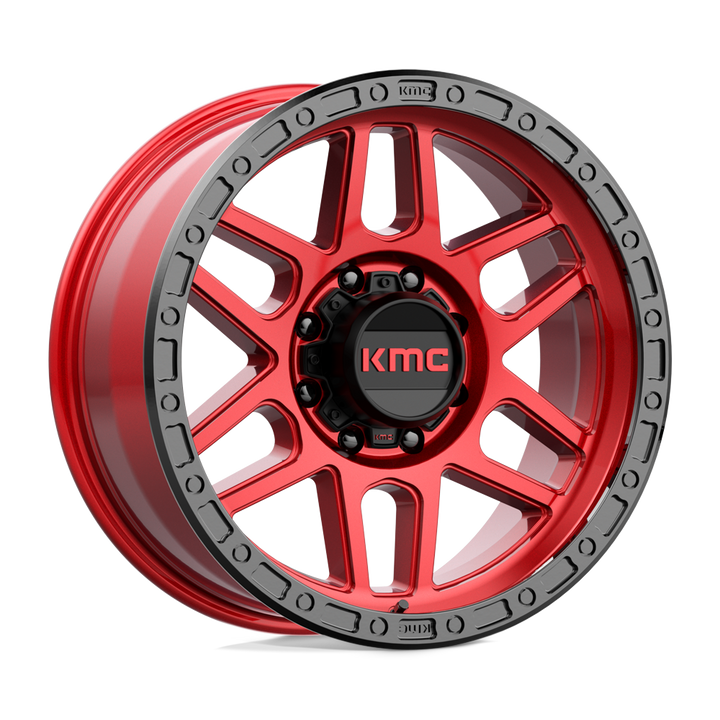 KMC KM544 Mesa Wheel – Candy Red w/ Black Lip Candy Red w/ Black Lip