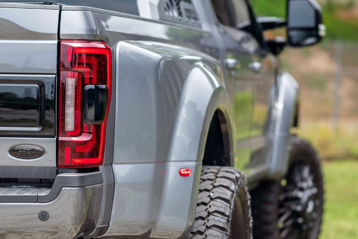 Morimoto XB LED Tail Lights: Ford Super Duty (17-22 / Red Lens / Set)